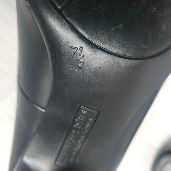 COMFORT PLUS BLACK HEELS SIZE 7.5 - Picture 3 of 12